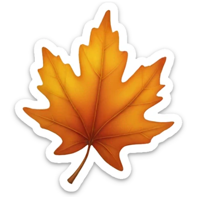 atumn leaves sticker