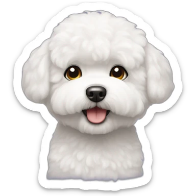 Bichon frise sticker