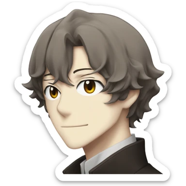 dazai osamu from bungou stray dogs  sticker