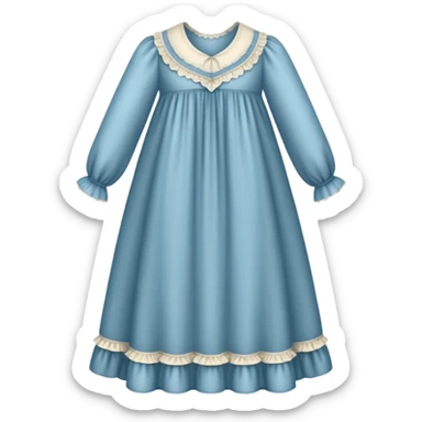victorian nightgown sticker