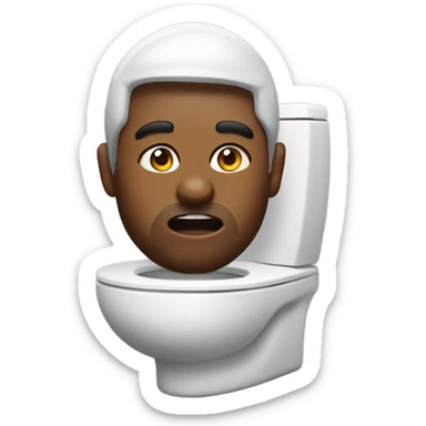 Diddy in a toilet sticker