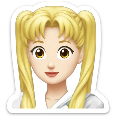 Usagi Tsukino from "Sailor Moon" sticker