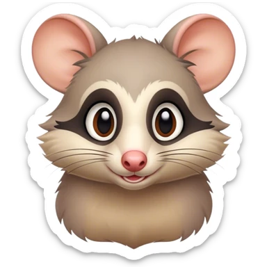 Possum at Disney world  sticker