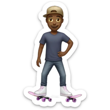 Thirty something Skater sticker