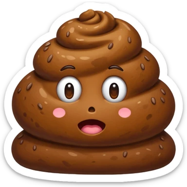 hills pooping sticker