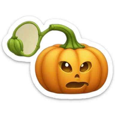 Citrouille effrayant sticker