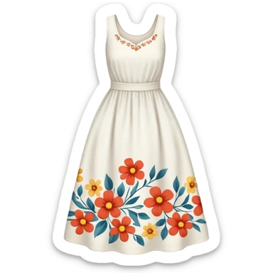 summer dress sticker