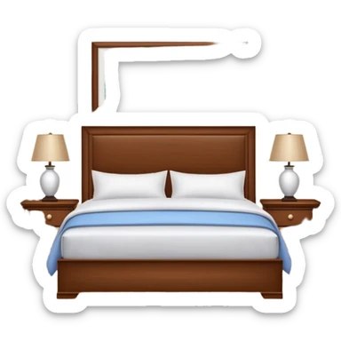 Sleek wooden frames, slightly decorative headboards, brighter bedding styles. sticker