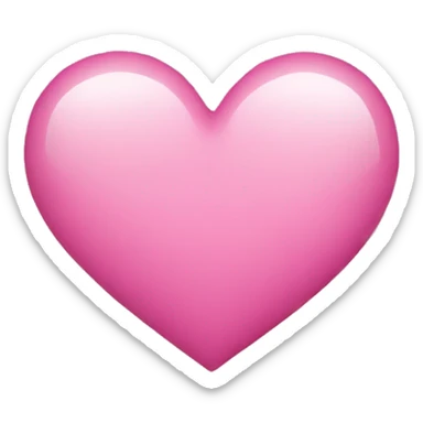 Heart pink sticker