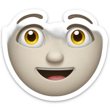 Clin d’oeil et sourire sticker