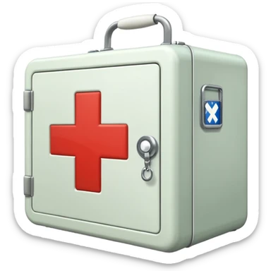 first aid cabinet sticker
