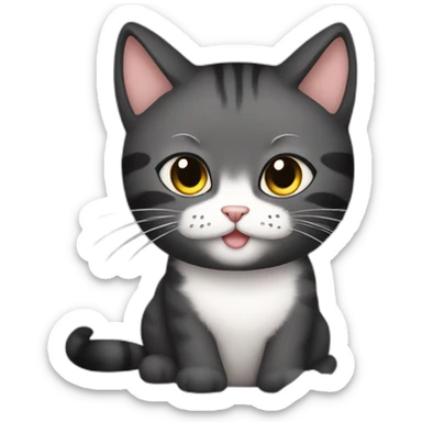 Twice sana as a cat sticker