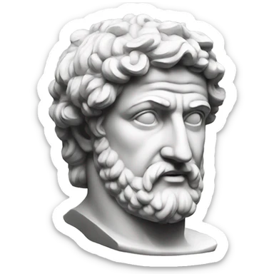 greek statue sticker