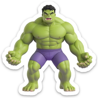 Hulk from Marvel sticker