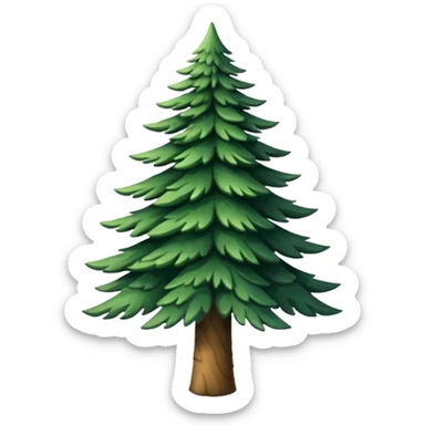 pine tree sticker