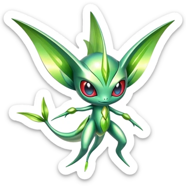 Shiny Exotic Celebi-Scizor-Hybrid-Creature sticker