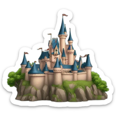 castillo walt disney sticker