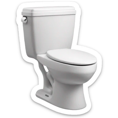 Skibidi toilet smiling sticker