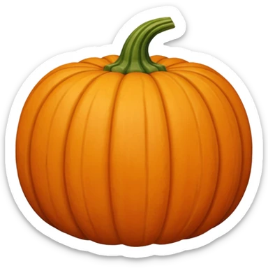 Pumpkin sticker