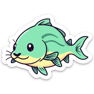 Catfish Emoji sticker