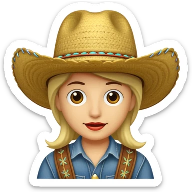 Sombrero de vaquero sticker