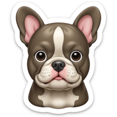 Bouledogue français merle foncé sticker