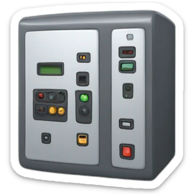 Electric-distributor sticker