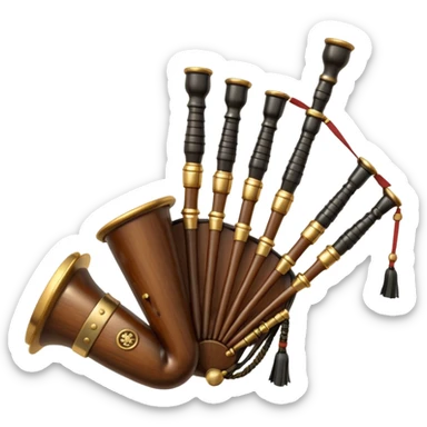 bagpipes sticker
