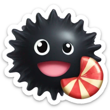 soot sprite with star candy sticker