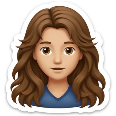 Personne qui balance ces cheveux en l’air  sticker