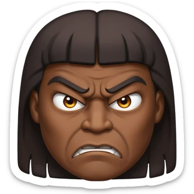 Angry arrogant is tired of idiots powerful being or engity sticker