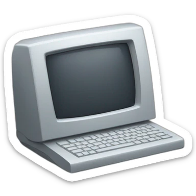 a computer where it is written baka sticker