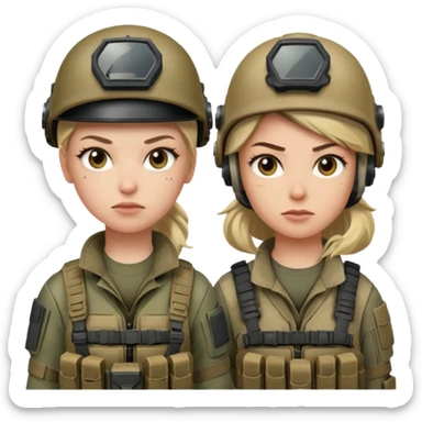 Make Claire and I into call of duty operators sticker