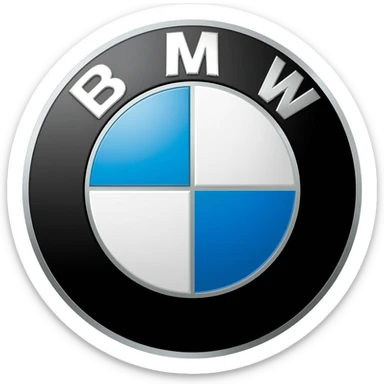 BMW logo sticker