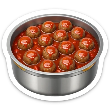 open buffet meatballs sticker