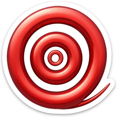 Ciclo o esprilar rojo sticker