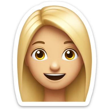 blah sassy cute face  sticker