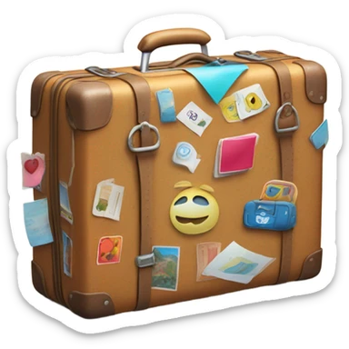 Happy suitcase  sticker