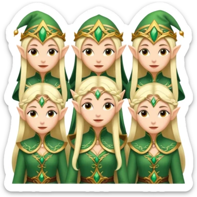 Unas duendes sticker