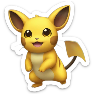 Raichu sticker
