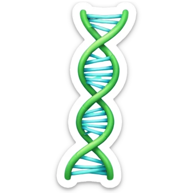make me a DNA emoji unlike any already existing official one sticker