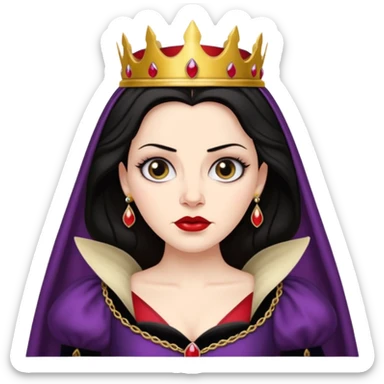 Snow white evil queen sticker