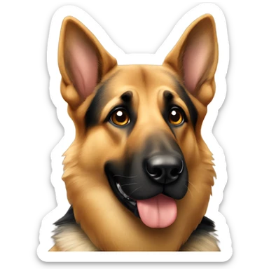 German shepherd  sticker