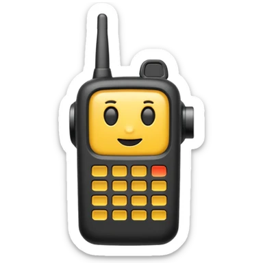 walkie talkie emoji sticker