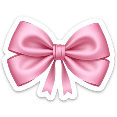 coquette bow sticker