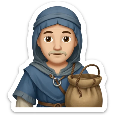 medieval merchant sticker