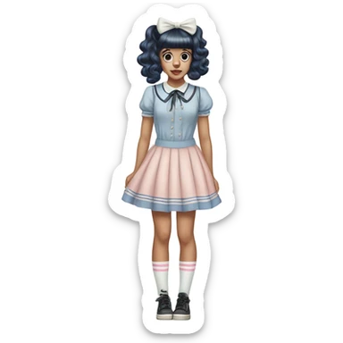 Melanie martinez in her k-12 outfit sticker