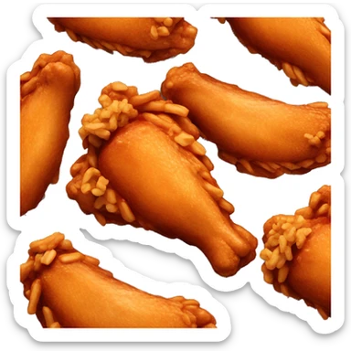 Hot chicken wings sticker
