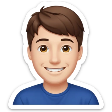 Mr Beast from YouTube  sticker