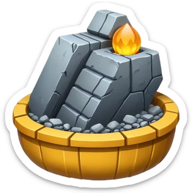 emoji of Austrian ore mine sticker